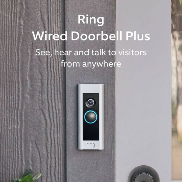 New Ring - Ring 1080p HD Smart Doorbell Motion Zones Two-Way  Silver - Picture 10 of 12